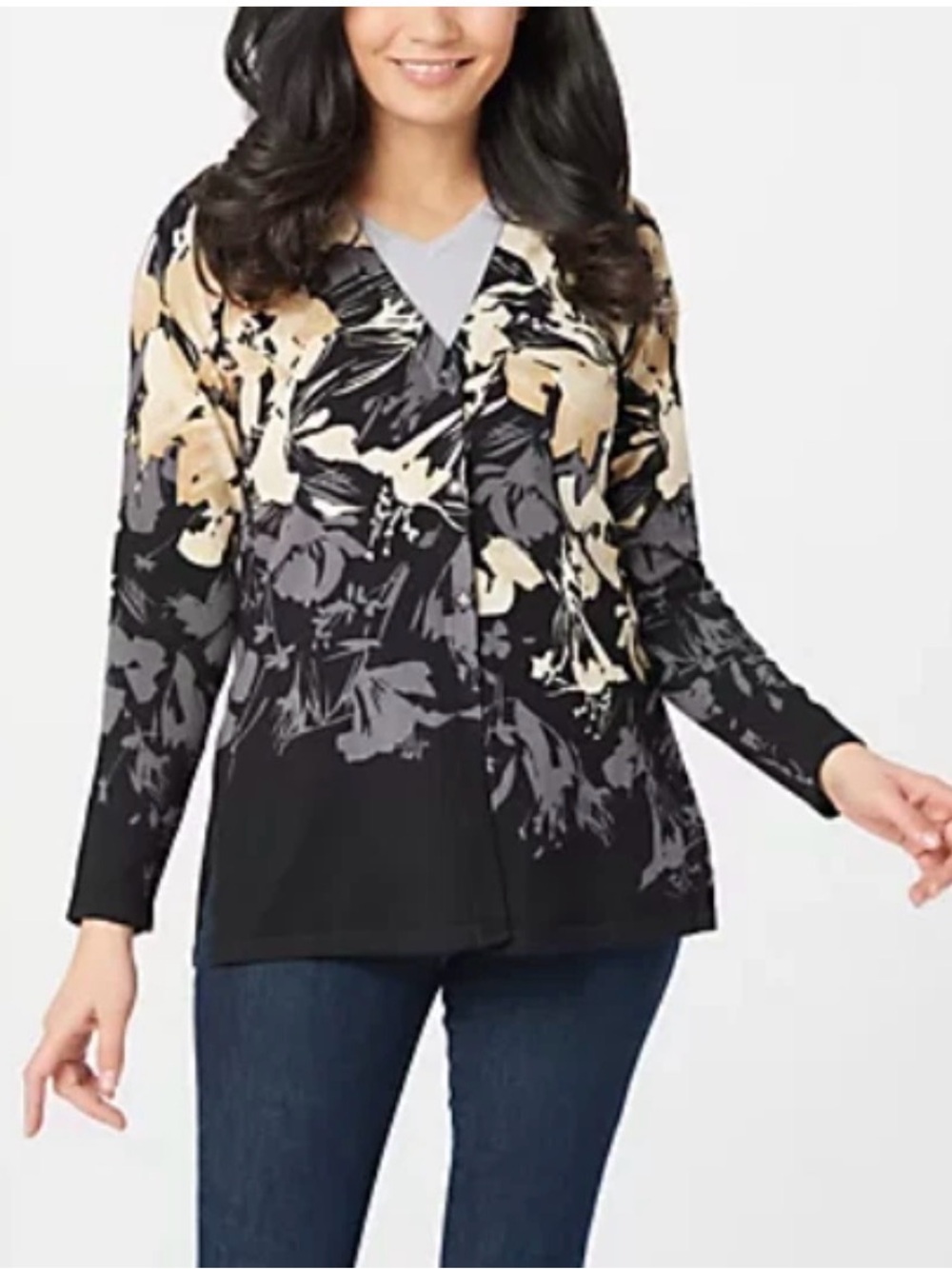 Isaac Mizrachi Long Sleeve Cardigan Cotton Size Small NWOT’s